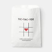 Tic Tac Toe Valentine, Kinderschule Geschenktütchen (Vorderseite)