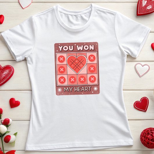 Tic-Tac-Toe Valentinstag T-Shirt