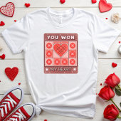 Tic-Tac-Toe Valentinstag T-Shirt