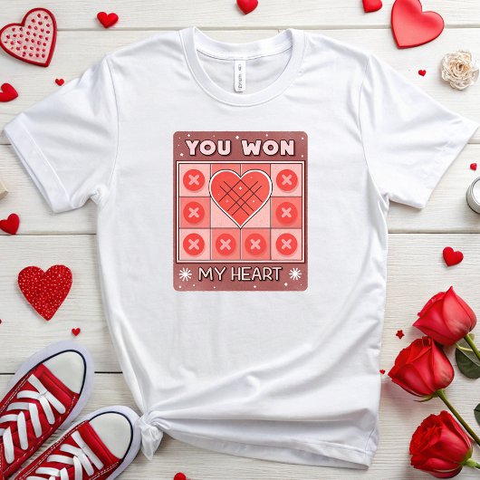 Tic-Tac-Toe Valentinstag T-Shirt