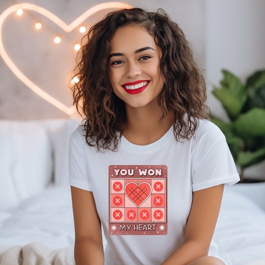 Tic-Tac-Toe Valentinstag T-Shirt