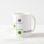 Tic Tac Zehe-Kaffee-Tasse Kaffeetasse (VorderseiteRechts)