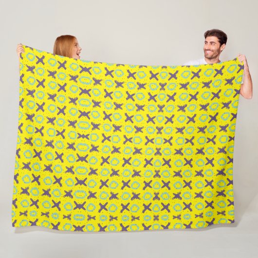 Tic Tack Toe Fleecedecke (Beispiel)