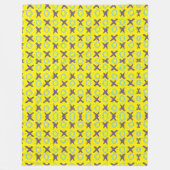 Tic Tack Toe Fleecedecke (Vorderseite)