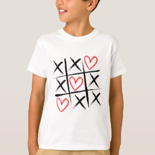 Tic-toe Hörer und Kreuzgang Valentinstag T-Shirt