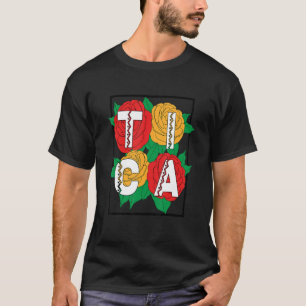 Tica Costa Rica Blume Kulturerbe Traditionelle Kul T-Shirt