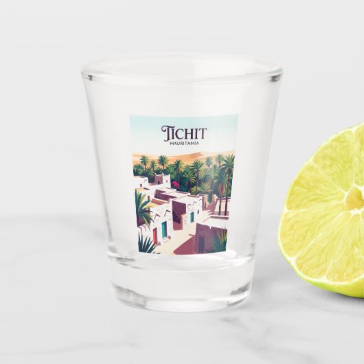 Tichit Mauretanien Schnapsglas (Vorderseite)