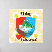 Ticino Schweiz Suisse Svizzera Svizra Leinwand (Vorderseite)