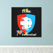 Ticino Schweiz Suisse Svizzera Svizra Leinwand (Insitu (Holzboden))