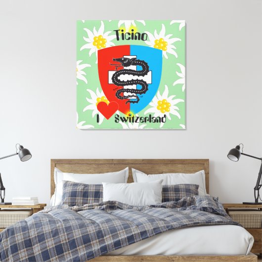 Ticino Schweiz Suisse Svizzera Svizra Leinwand (Insitu (Schlafzimmer))
