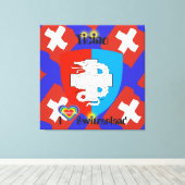 Ticino Schweiz Suisse Svizzera Svizra Leinwand (Insitu (Holzboden))