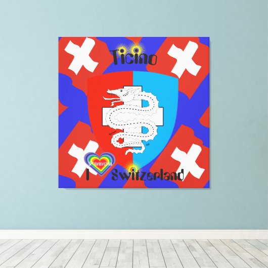 Ticino Schweiz Suisse Svizzera Svizra Leinwand (Insitu (Holzboden))