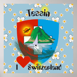Ticino Schweiz Suisse Svizzera Svizra Poster