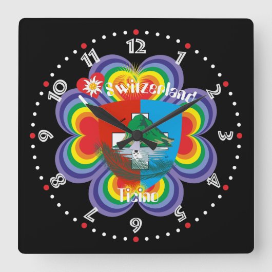 Ticino Schweiz Suisse Svizzera Svizra Uhr (Vorderseite)
