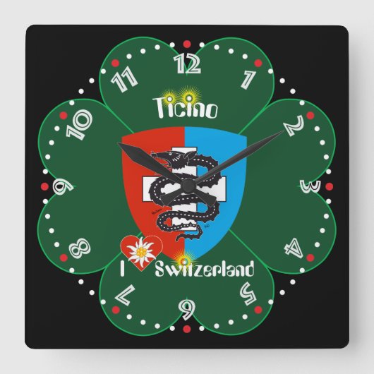 Ticino Schweiz Suisse Svizzera Svizra Uhr (Vorderseite)