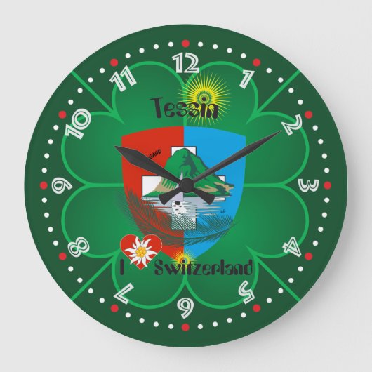 Ticino Schweiz Suisse Svizzera Svizra Uhr (Vorderseite)