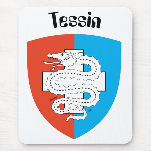 Ticino Svizzera / Tessin Schweiz Mousepad (Vorne)