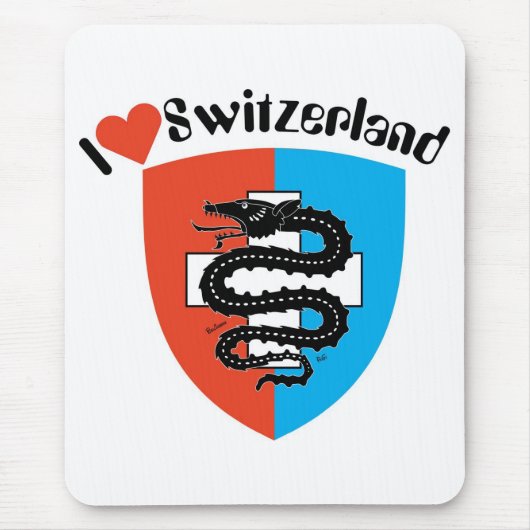 Ticino Svizzera / Tessin Schweiz Mousepad (Vorne)
