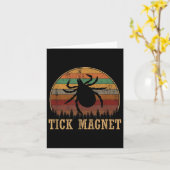 Tick Magnet, Camping Tick Magnet _1 Karte (Gelbe Blume)
