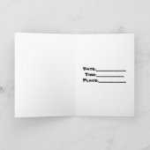 Tick Tack Toe! Einladung (Innenseite)