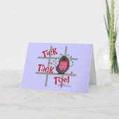 Tick Tack Toe! Einladung (Vorderseite)