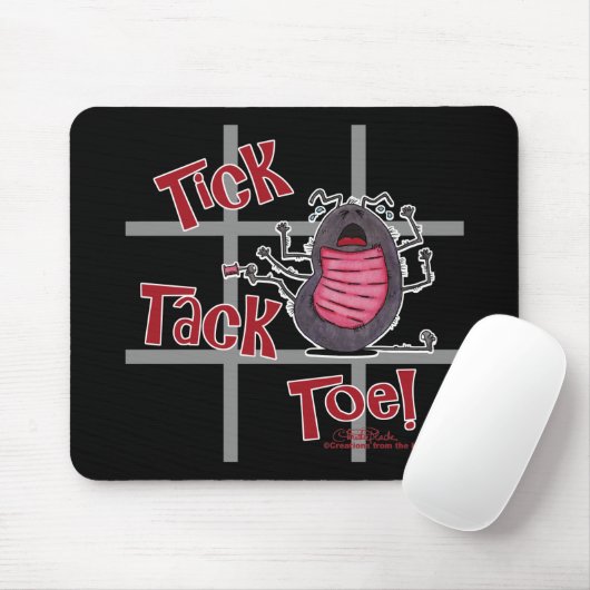 Tick Tack Toe! Mousepad (Mit Mouse)