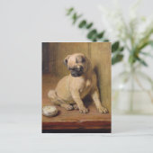 Tick Tack von Briton Riviere Postkarte (Stehend Vorderseite)