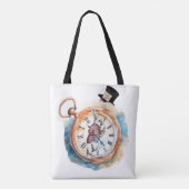 Tick-Tock Alice im Wunderland Tasche (Rückseite)