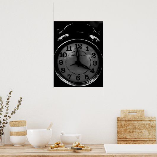 Tick Tock Clock Poster (Küche)