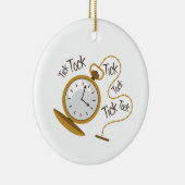 Tick Tock Keramik Ornament (Rechts)