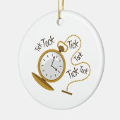 Tick Tock Keramik Ornament (Links)