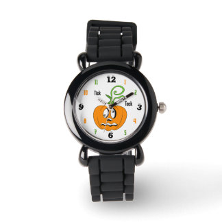 Tick Tock Lustiger Kürbis Kinder Armbanduhr