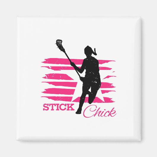 Tick Womens Lacrosse Magnet (Vorne)