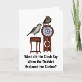 Tickbird Spaß Karte (Vorderseite)