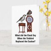 Tickbird Spaß Karte (Gelbe Blume)