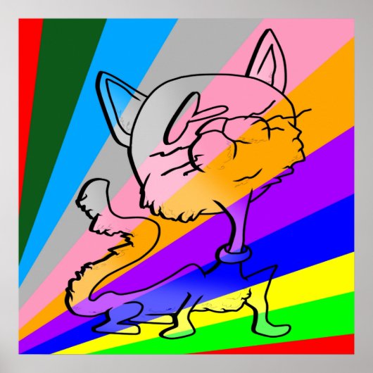 TICKE ME ALBERN CAT POSTER (Vorne)