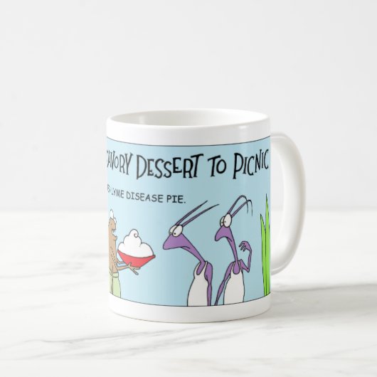 Ticken holt Nachtisch Kaffeetasse (VorderseiteRechts)