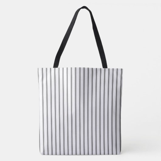 Ticken Stripes Klassischer moderner Stil Tasche (Vorderseite)