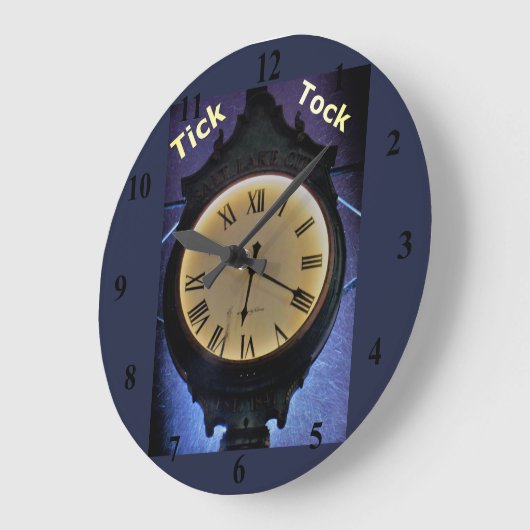 Ticken tock große wanduhr (Winkel)