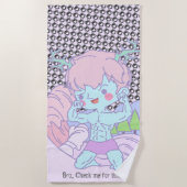 Ticken-Tuch!  2019 Feuer-Insel-Entwurf Strandtuch (Vorderseite)