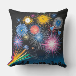 Ticken von Fireworks Kissen