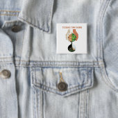 Tickende Zeitbombe Erde Stunden Glas Umwelt Button (Beispiel)