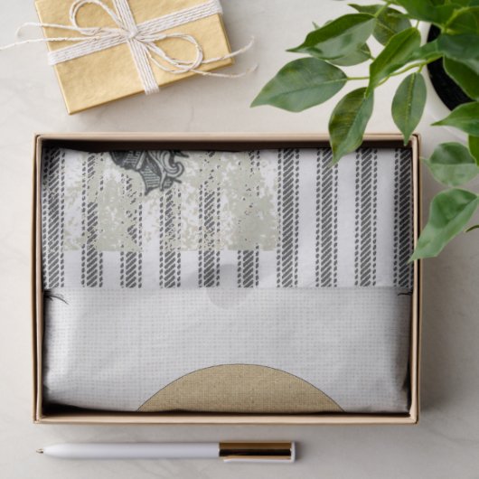 Tickendes Jutefaserhuhn Gewebe Pape Seidenpapier (Geschenk)