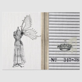 Tickendes Leinwand-Kleiderform-feenhaftes Seidenpapier