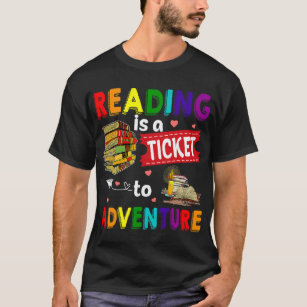 Ticket Adventure Library Lehrer Student B T-Shirt