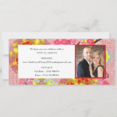 Ticket Boarding Pass Wedding Destination China Einladung (Rückseite)