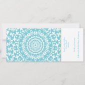 Ticket Boarding Pass Wedding Destination Türkei Einladung (Rückseite)