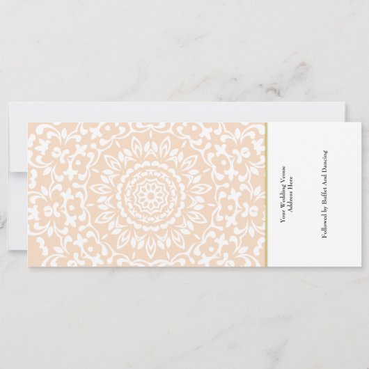 Ticket Boarding Pass Wedding Destination Zypern Einladung (Rückseite)