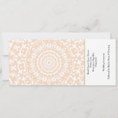 Ticket Boarding Pass Wedding Destinican Einladung (Rückseite)