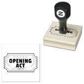 Ticket-Briefmarke Gummistempel (Stempel)